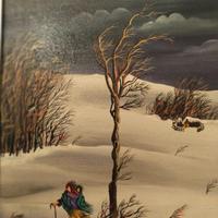 dipinto ad olio  F. Mureden con certificato 