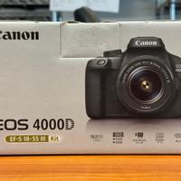 Canon EOS 4000D + obbiettivo zoom EF-S18-55mm
