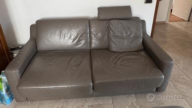 Dibano letto in pelle