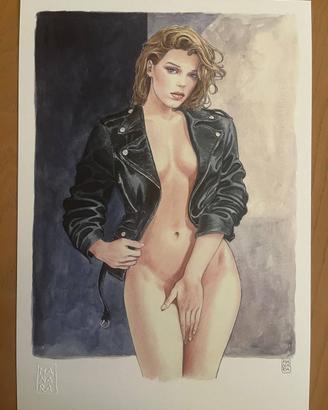 Omaggio a Lea Seydoux di Milo Manara