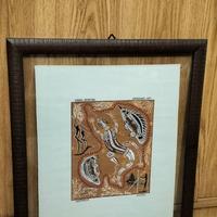 BATIK australiano incorniciato