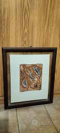 BATIK australiano incorniciato