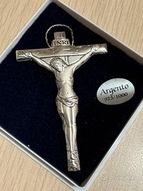 Croce bifacciale in argento