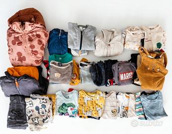 lotto abbigliamento bambino 86