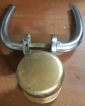 pomello portone blindato+ maniglia 