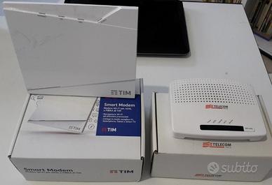 Modem FIBRA NUOVO wifi +3modem tim vodafone