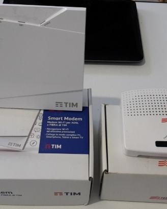 Modem FIBRA NUOVO wifi +3modem tim vodafone