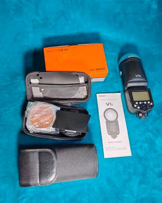 Kit Flash Godox V1s + Trigger XProS + AK-R1 (Sony)
