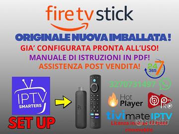 Amazon Fire TV Stick HD originale già configurata
