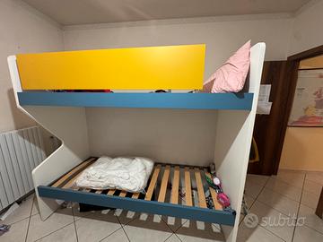 Letto a castello contenitivo