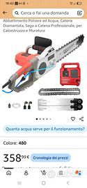 motosega elettrica x cemento 