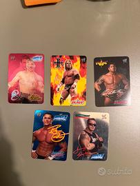 Lotto 5 Card Wrestling WWE Smackdown/RAW Anni 2000