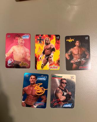 Lotto 5 Card Wrestling WWE Smackdown/RAW Anni 2000