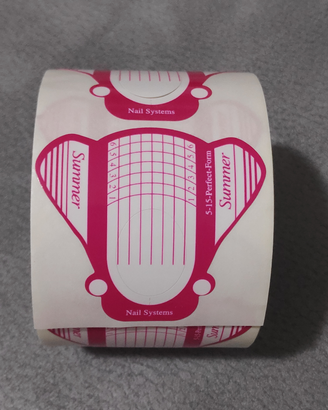 Rotolo Cartine Rosa per ricostruzione/allungamento