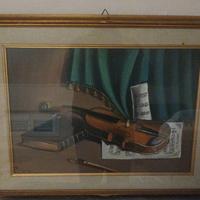 Quadro Violino con spartito
