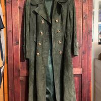 Cappotto in camoscio verde originale anni ‘70