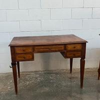 Tavolo scrittoio Luigi XVI in noce
