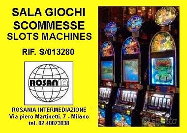 Sala scommesse con slot machine (rif. s/01280)