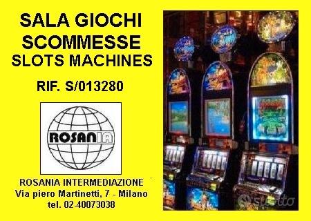 Sala scommesse con slot machine (rif. s/01280)