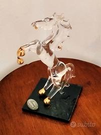 Vintage scultura Cavallino rampante 