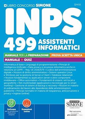 Simone Manuale Concorso INPS 499 Assistenti Inform