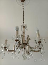 lampadario sospensione cristallo 