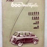 LIBRETTO USO  MANUT. ORIG.LE FIAT 600 MULTIPLA '56