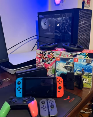 Nintendo Switch x Splatoon 2 bundle+accessori
