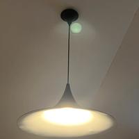 Lampadario nero vintage di design