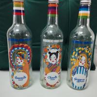 Set bottiglie design vintage 