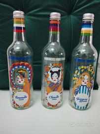 Set bottiglie design vintage 