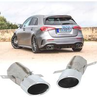TERMINALI SCARICO MERCEDES W177 18- LOOK A35 AMG