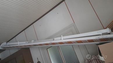 tenda da sole a bracci manuale