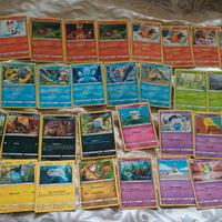 Set 56 carte Pokémon base nuove