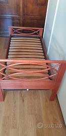 Letto Singolo con Comodino e Specchio Gervasoni