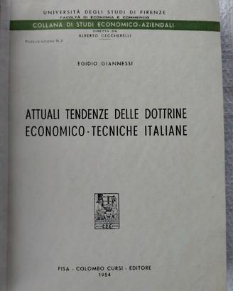 Libro Raro GIANNESSI con Dedica al Prof. M. Resta 