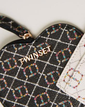Twinset bustina maxi cuore portamonete NUOVA 