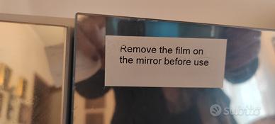 specchio contenitore bagno