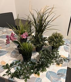 Set 7 piante finte ikea