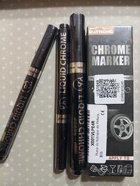 Set 3 Pennarelli Cromo Liquido Rayhong Leto NUOVO