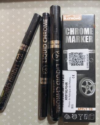 Set 3 Pennarelli Cromo Liquido Rayhong Leto NUOVO
