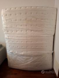 Materasso 190x160 in molle insacchettate e memory