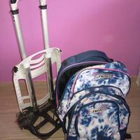 Zaino scuola Seven 2 in 1 con carrellino