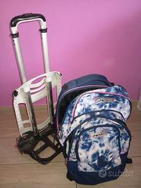Zaino scuola Seven 2 in 1 con carrellino