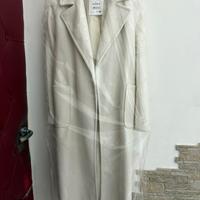 Cappotto Bianco Pull&Bear NUOVO con Cartellino 