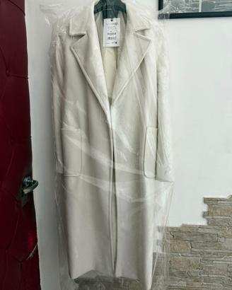 Cappotto Bianco Pull&Bear NUOVO con Cartellino 
