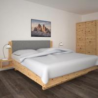 Letto in cirmolo con loden