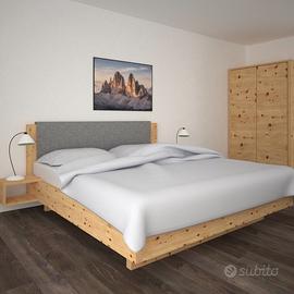 Letto in cirmolo con loden