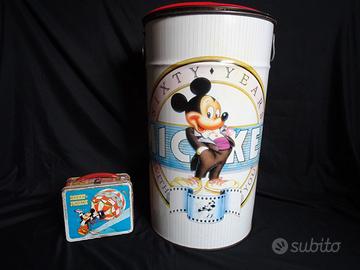 BARILE IN LATTA WALT DISNEY CON SEDUTA MARCA G.B