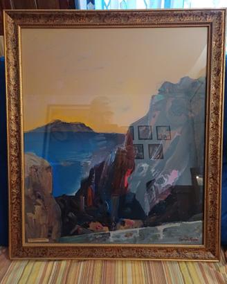DIPINTO OLIO SU TELA ALDO BORGONZONI